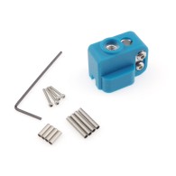 Heating block for 3D printers with Volcano nozzle (aluminum)