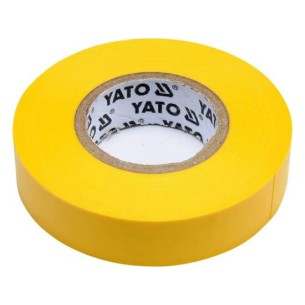 Taśma Elektroizolacyjna 15mm x 20m x 0,13mm żółta - Yato YT-81594