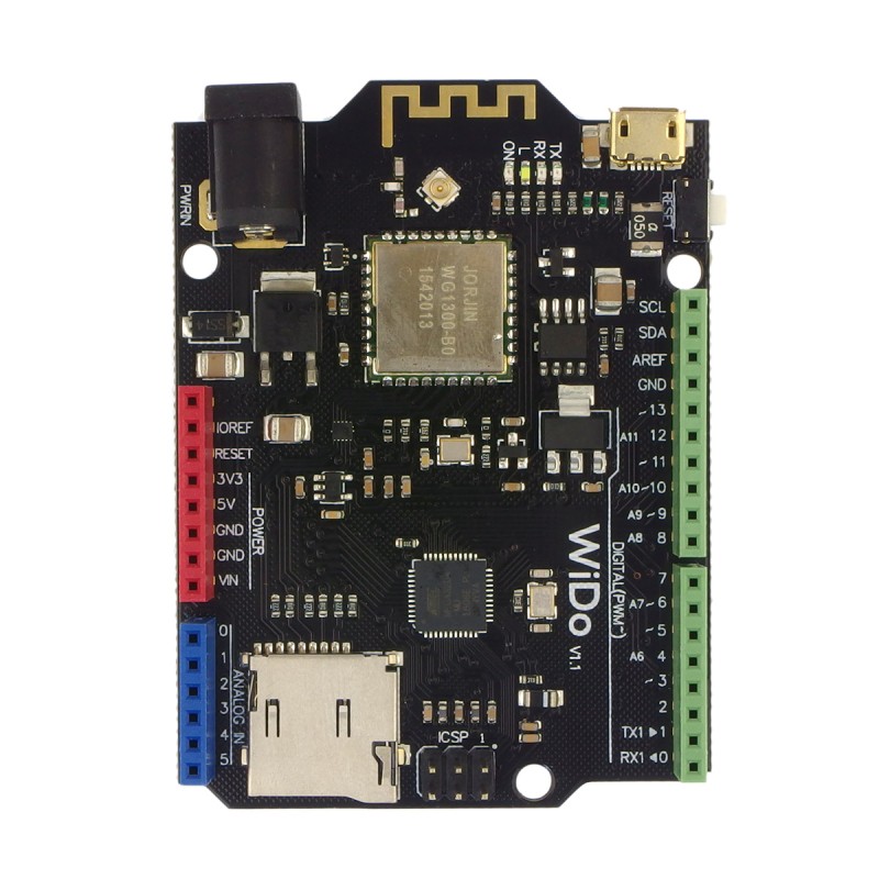 WiDo - плата з ATmega32U4 і WiFi модулем WG13000