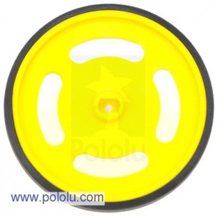 Pololu 186 - Solarbotics GMPW-Y Yellow Wheel