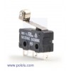 Pololu 1404 - Snap-Action Switch with 16.3mm Roller Lever: 3-Pin, SPDT, 5A