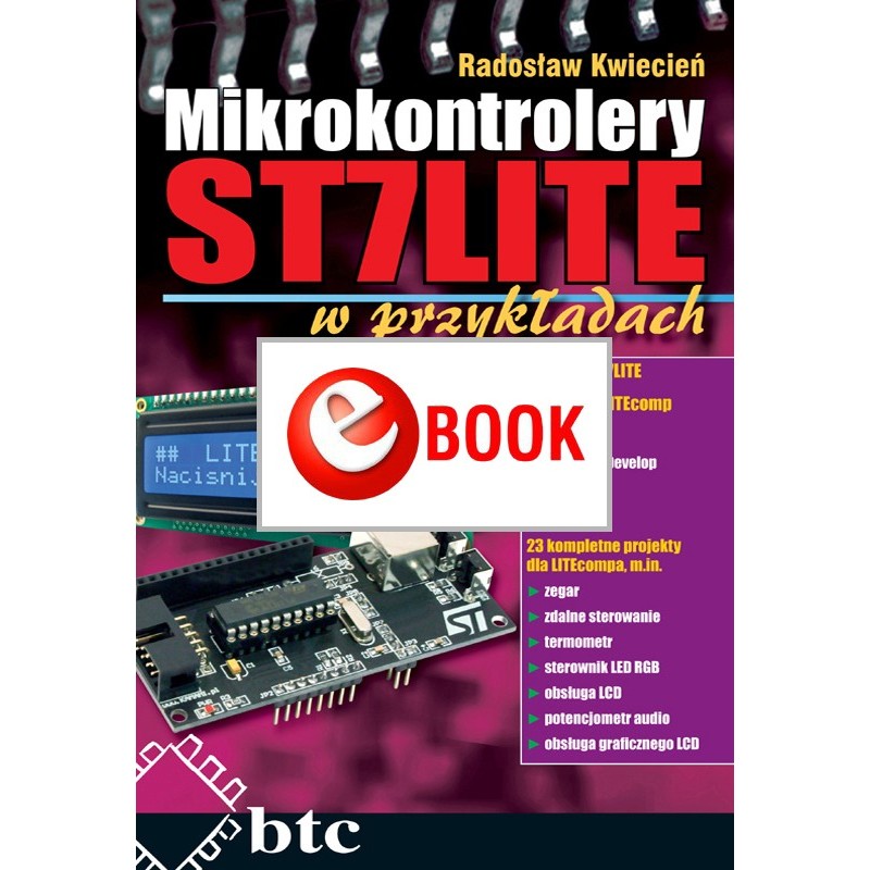 ST7LITE microcontrollers in the examples (e-book)