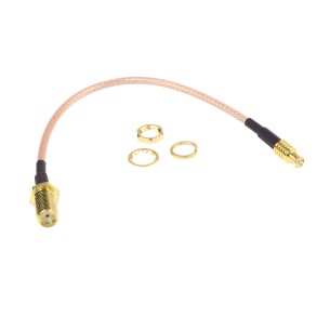 Przewód (adapter) MCX/SMA żeńskie o długości 13cm (pigtail)