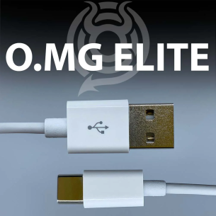 O.MG Cable Elite USB-A/USB-C - safety test cable with USB Type A and USB Type C connector (white)