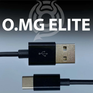 O.MG Cable Elite USB-A/USB-C - safety test cable with USB Type A and USB Type C connector (black)