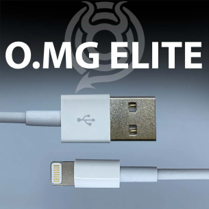 O.MG Cable Elite USB-A/Lightning - safety test cable with USB type A and Lightning connector (white)