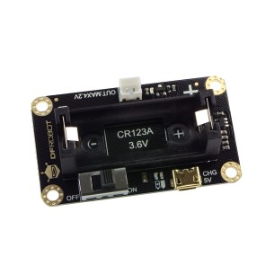 CR123A Li-ion Battery Holder - CR123A battery charger module for micro:Maqueen
