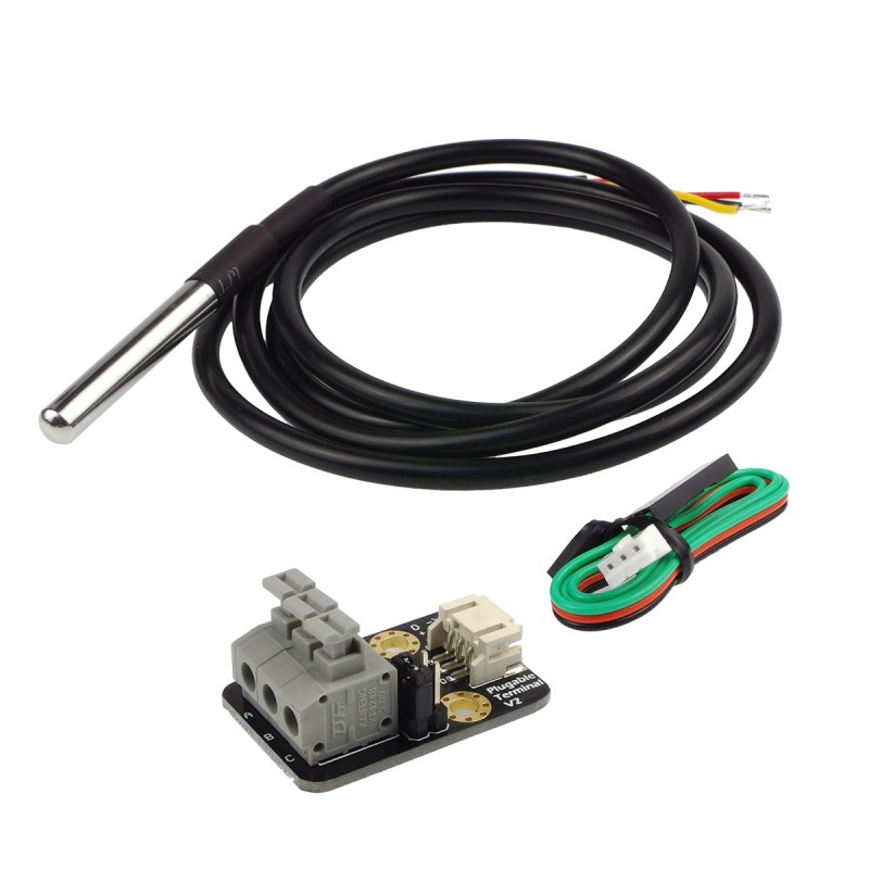 DFRobot Set with watertight DS18B20 temperature sensor - Kamami on-line ...