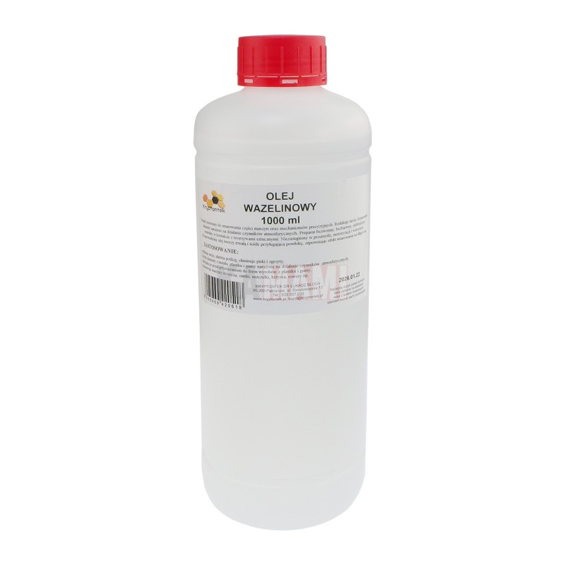 Vaseline oil 1l, plastic bottle