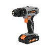 Drill/driver with impact 18V + 1.3Ah Li-Ion battery