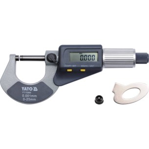 Micrometer 0-25mm with display Yato YT-72305