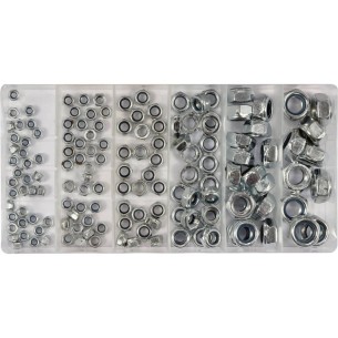 Set of nuts with protection, 146 pcs. - Yato YT-06774