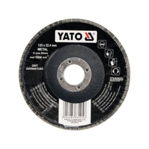 Convex flap disc, 125 mm, P80 - Yato YT-83294