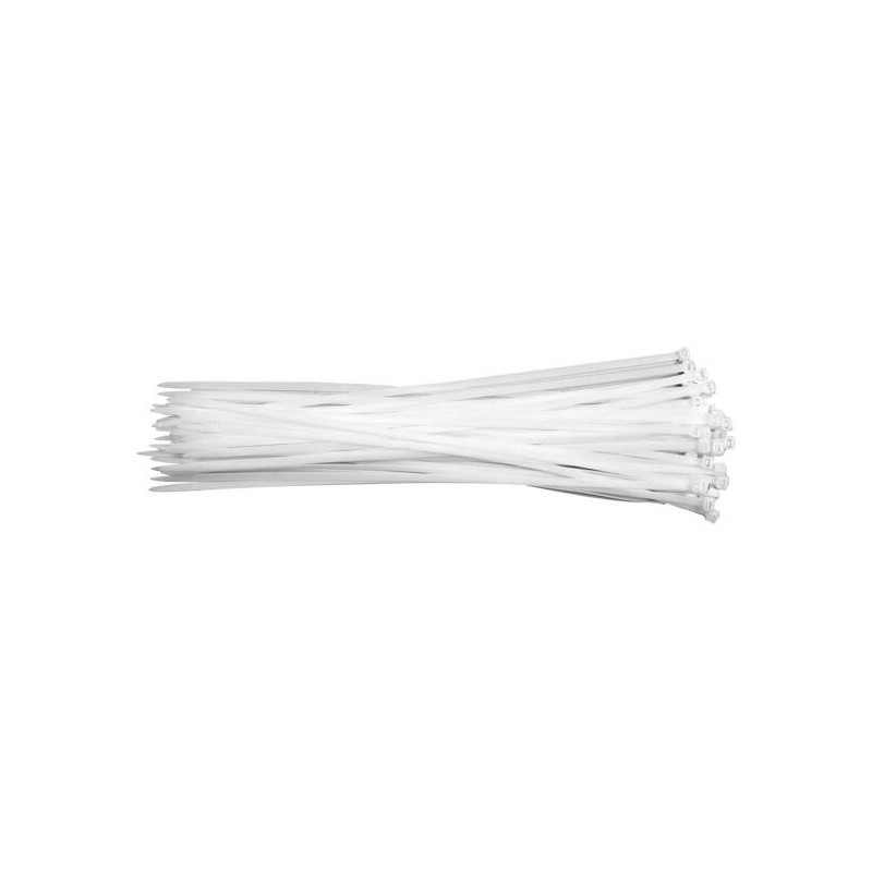 YT-70631 Cable ties 300X7.6mm 50pcs /white/