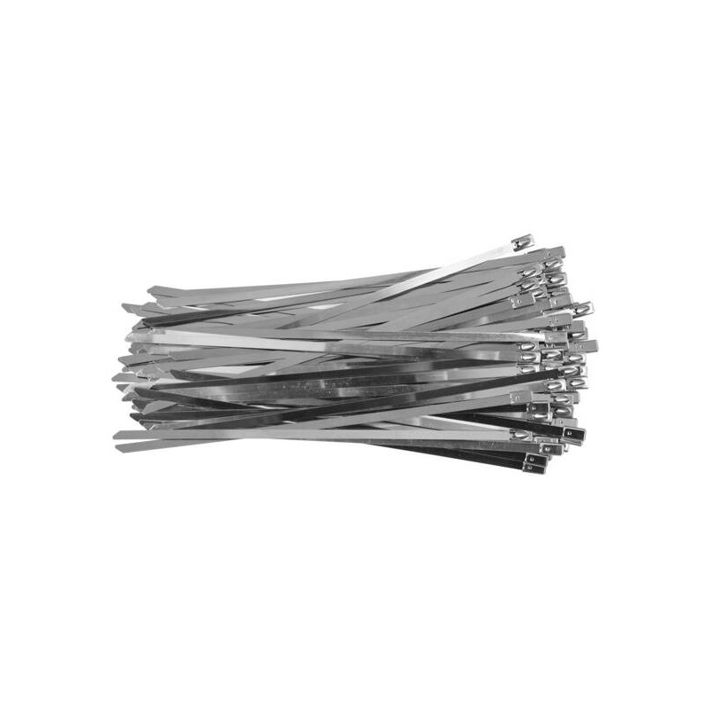 Opaski zaciskowe ze stali nierdzewnej 4.6x200mm 100szt. YT-70561