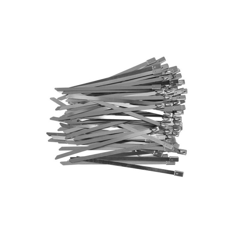 YT-70560 Stainless steel cable ties 4.6*125mm 100pcs.
