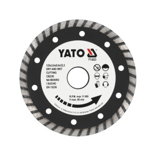 YT-6023 Tarcza diamentowa "TURBO" - 125mm
