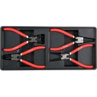 Drawer insert 4-piece snap-in pliers - Yato YT-55443