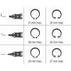 Circlip pliers set 160 mm - Yato YT-2130