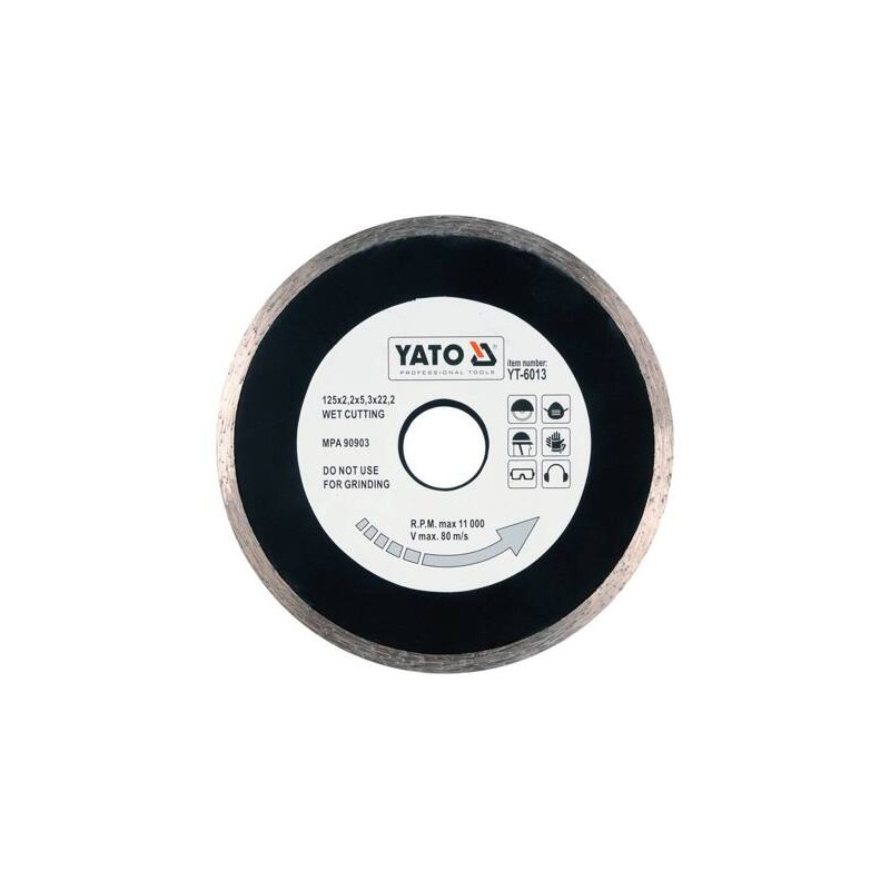 YT-6013 Diamond blade 125 mm