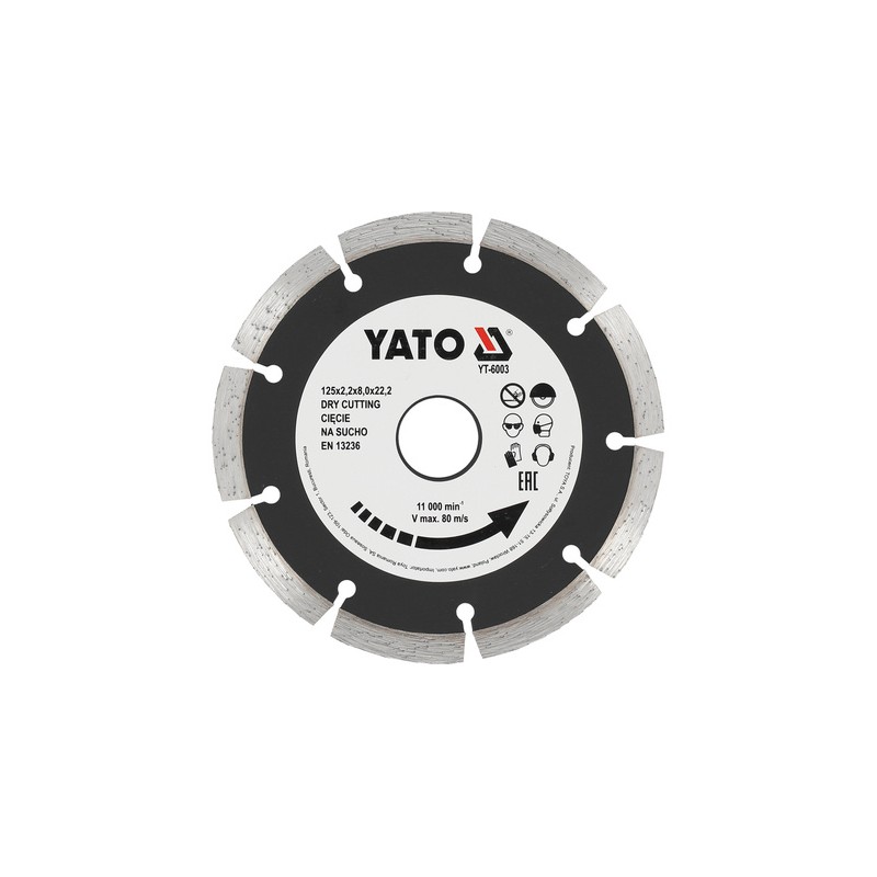 YT-6003 Tarcza diamentowa segmentowa 125mm