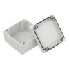 ZP105.105.60Sb-IP67 TM ASA - Enclosure hermetically sealed ZP105.105.60 white with brass bushing asa