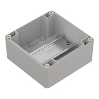 ZP105.105.60Sb-IP67 TM ASA - Enclosure hermetically sealed ZP105.105.60 white with brass bushing asa