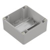 ZP105.105.60Sb-IP67 TM ASA - Enclosure hermetically sealed ZP105.105.60 white with brass bushing asa