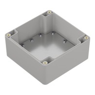 ZP105.105.60Sb-IP67 TM ASA - Enclosure hermetically sealed ZP105.105.60 white with brass bushing asa