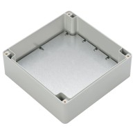 ZP105.105.60Sb-IP67 TM ASA - Enclosure hermetically sealed ZP105.105.60 white with brass bushing asa