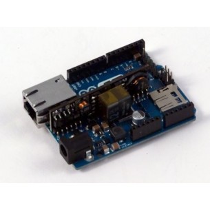 Arduino Ethernet R3 PoE - board with ATmega328 microcontroller, WizNet W5100 module