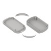 ZM92.57.25UJ ABS - Plastic enclosure zm92.57.25u lightgray ABS