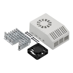 Z-Pi4 SET 2 ABS - Zestaw do sbc Raspberry PI4 biały