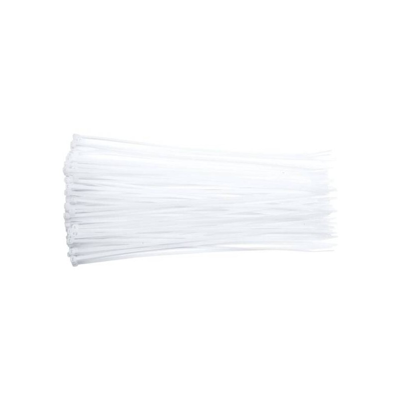 Plastic bands 80x2.5 100pcs white - Vorel 73881