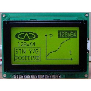 LCD-AG-128064A-YHY Y/G-E6