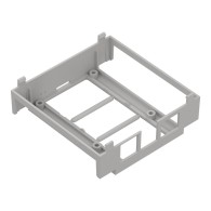 IOT.ZD3005 Pi4J ABS V0 - Obudowa modułowa na szynę iot.ZD3005 pi4 jasna ABS V0