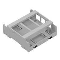 IOT.ZD3005 Pi4J ABS V0 - Obudowa modułowa na szynę iot.ZD3005 pi4 jasna ABS V0