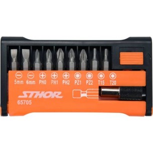 Sthor - 65705 Zestaw końcówek śrubokrętowych 10 szt.