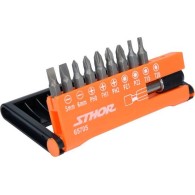 Sthor - 65705 Zestaw końcówek śrubokrętowych 10 szt.