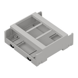 ZD3005J ABS V0 - Din rail enclosure ZD3005 lightgray ABS V0