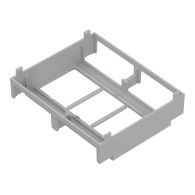 ZD3006J ABS V0 - Obudowa modułowa na szynę ZD3006 jasna ABS V0