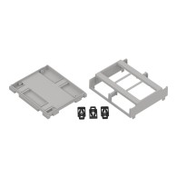 ZD3006J ABS V0 - Din rail enclosure ZD3006 lightgray ABS V0