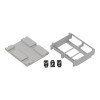 ZD3006J ABS V0 - Din rail enclosure ZD3006 lightgray ABS V0