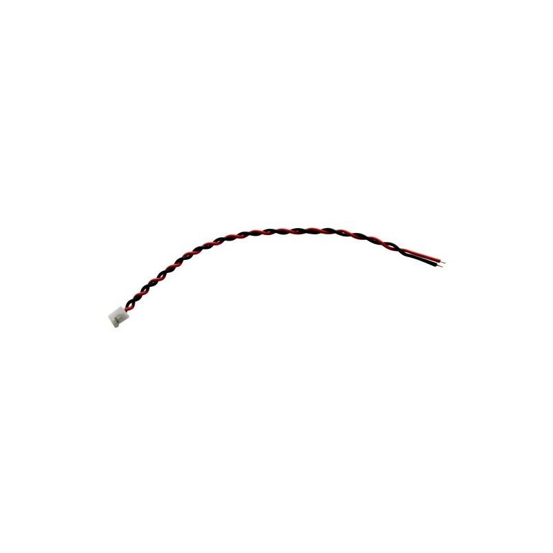 Kabel 2-żyłowy z żeńskim złączem JST o długości 15 cm