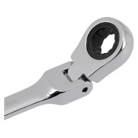 YT-1677 Klucz płasko-oczkowy z grzechotką i przegubem 11mm