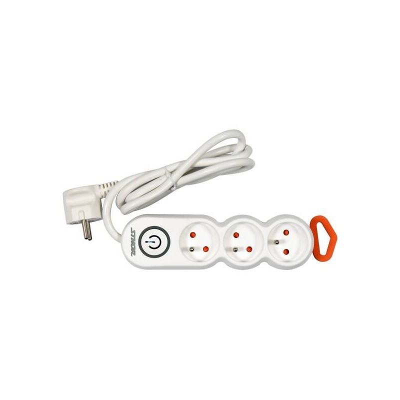 Power strip with ground 3S 1,5m Sthor-72350