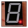 7-segment LED display, 1 digit of 56.80mm, red, common anode