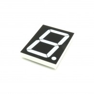 7-segment LED display, 1 digit 101.60mm, bright green + red light, common anode