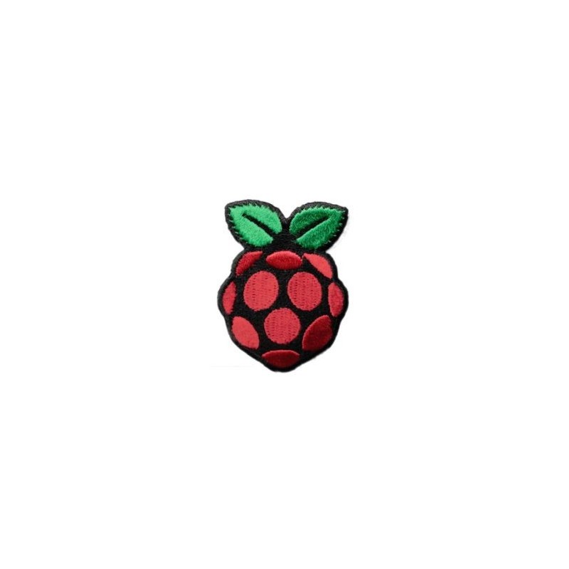 Raspberry Pi - Skill badge, iron-on patch, RoHS