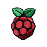 Raspberry Pi - Skill badge, iron-on patch, RoHS